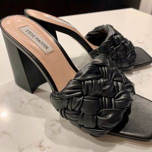 Steve Madden Leilani Sz. 9 Black Sandals | Never Worn